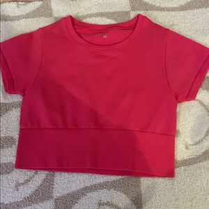 Red Women's Crop Top